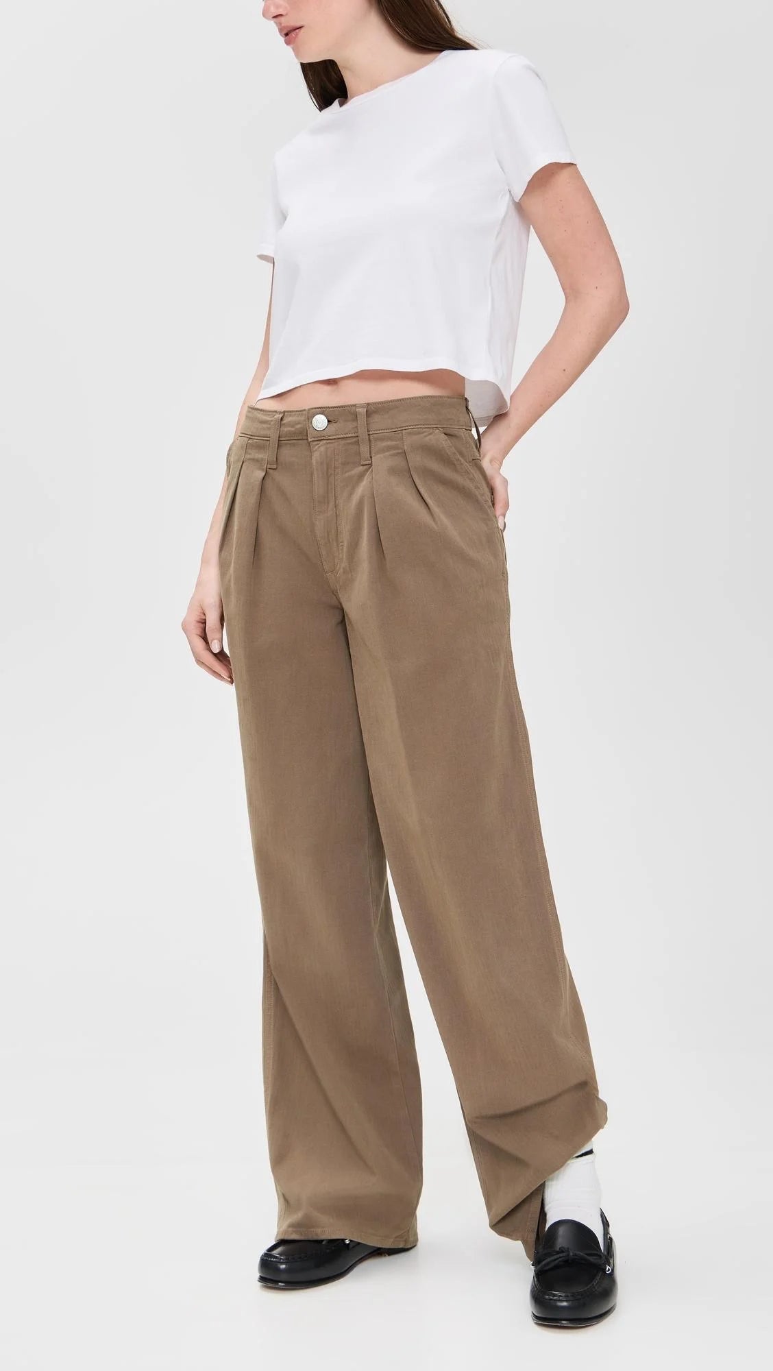 AMO Sheryl Trouser: Coffee Brown