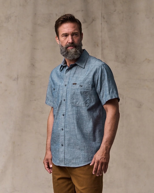 Filson - Embroidered Chambray Short Sleeve Shirt