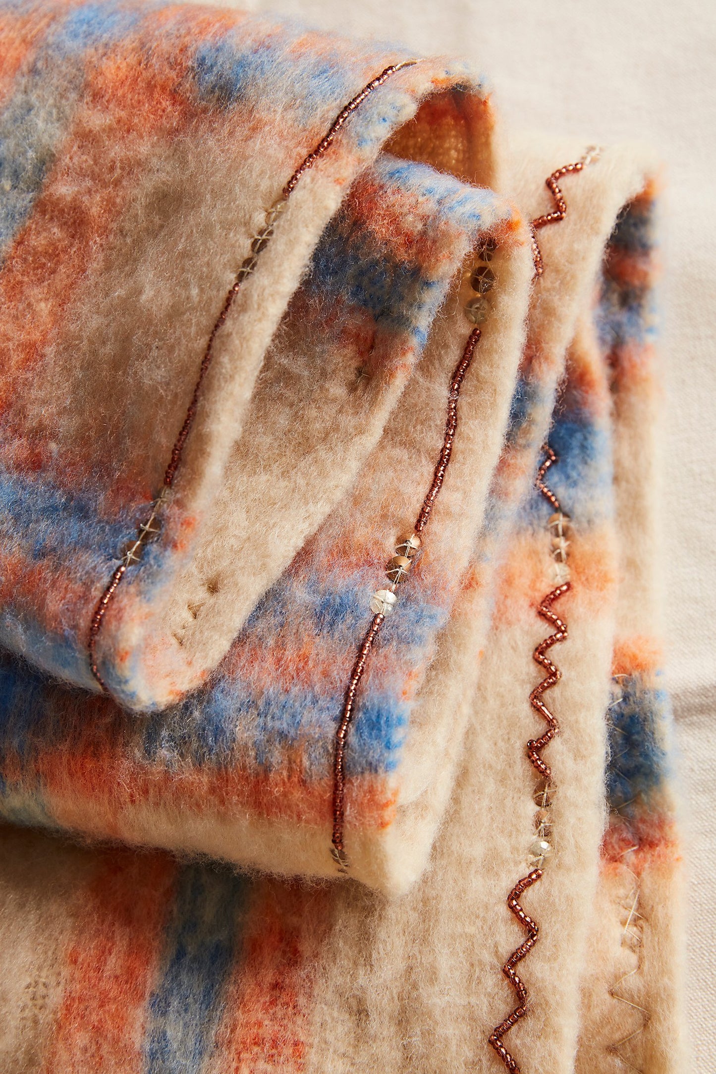 Free People - Highland Plaid Skinny Scarf