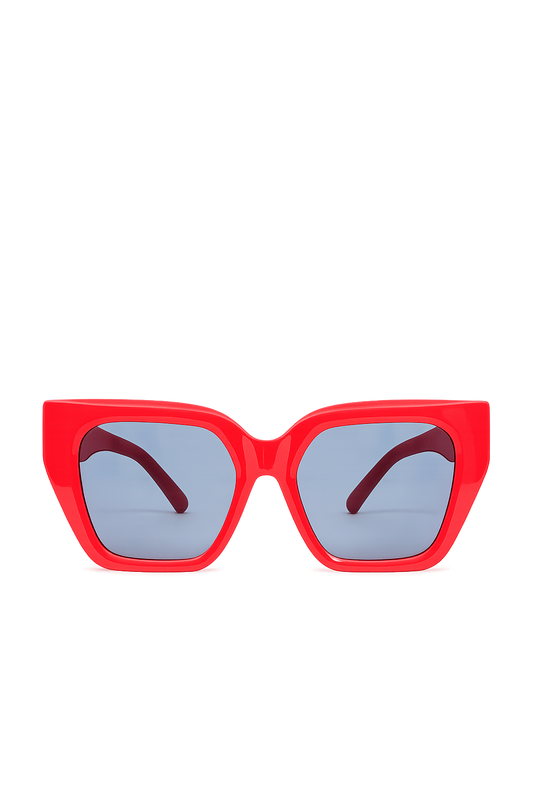 Clare V Heather Sunglasses Red