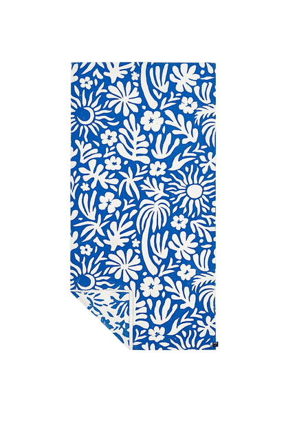 Slowtide - Sunny Premium Woven Towel in Dusty Blue