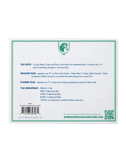 Oh My Mahjong - International Mahjong Card