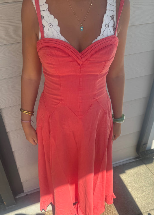 Free People-ANOTHER SEASON MIDI PFD / SOUR SWEET