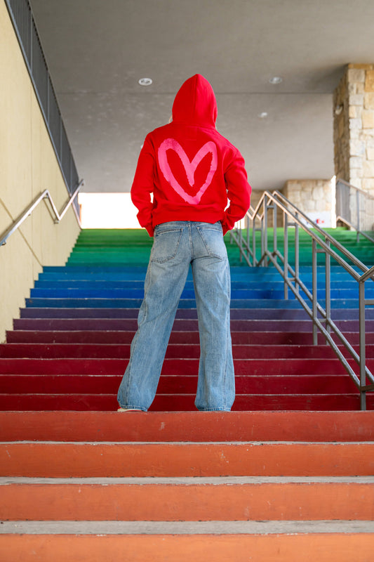 House of Shan, INC - House of Shan Signature Hoodie: Red