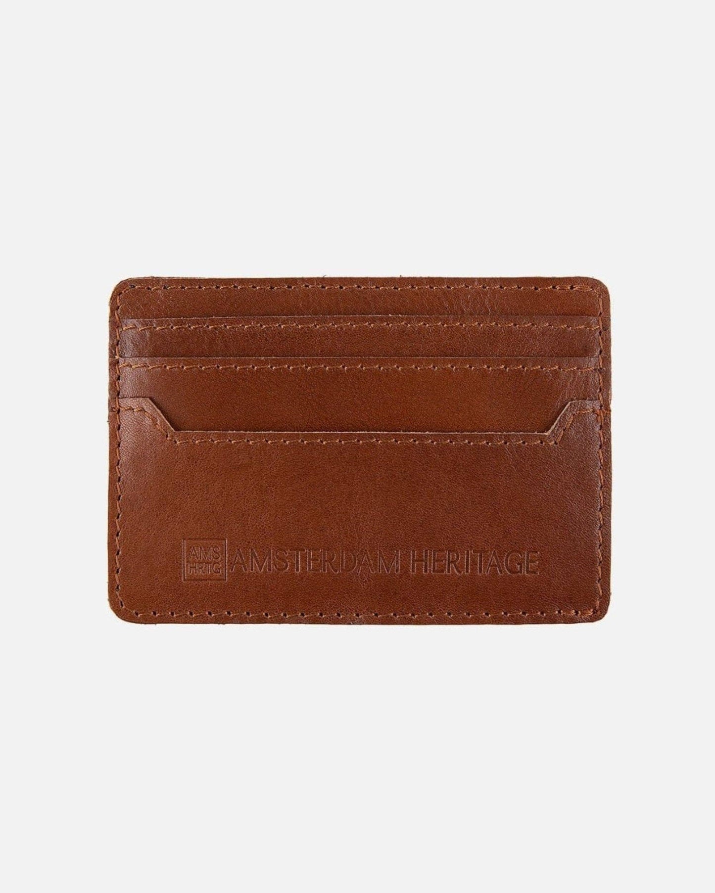 Amsterdam Heritage Leather Belts, Bags, Jackets & Apparel - Kent | Black and Brown Full Grain Leather Card Holder: Tan, One Size