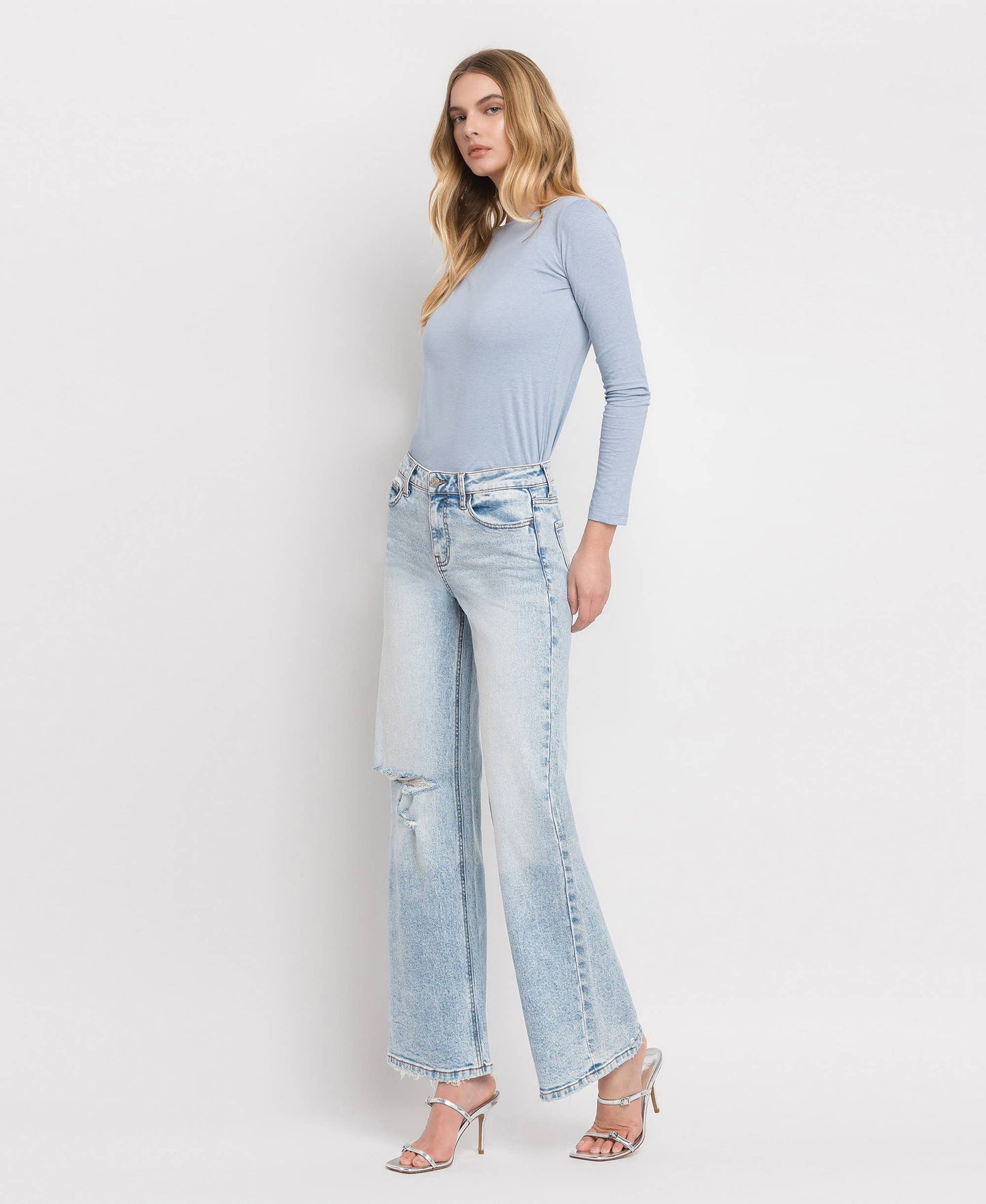 Lovervet by Vervet - Tummy Control Super High Rise Wide Leg