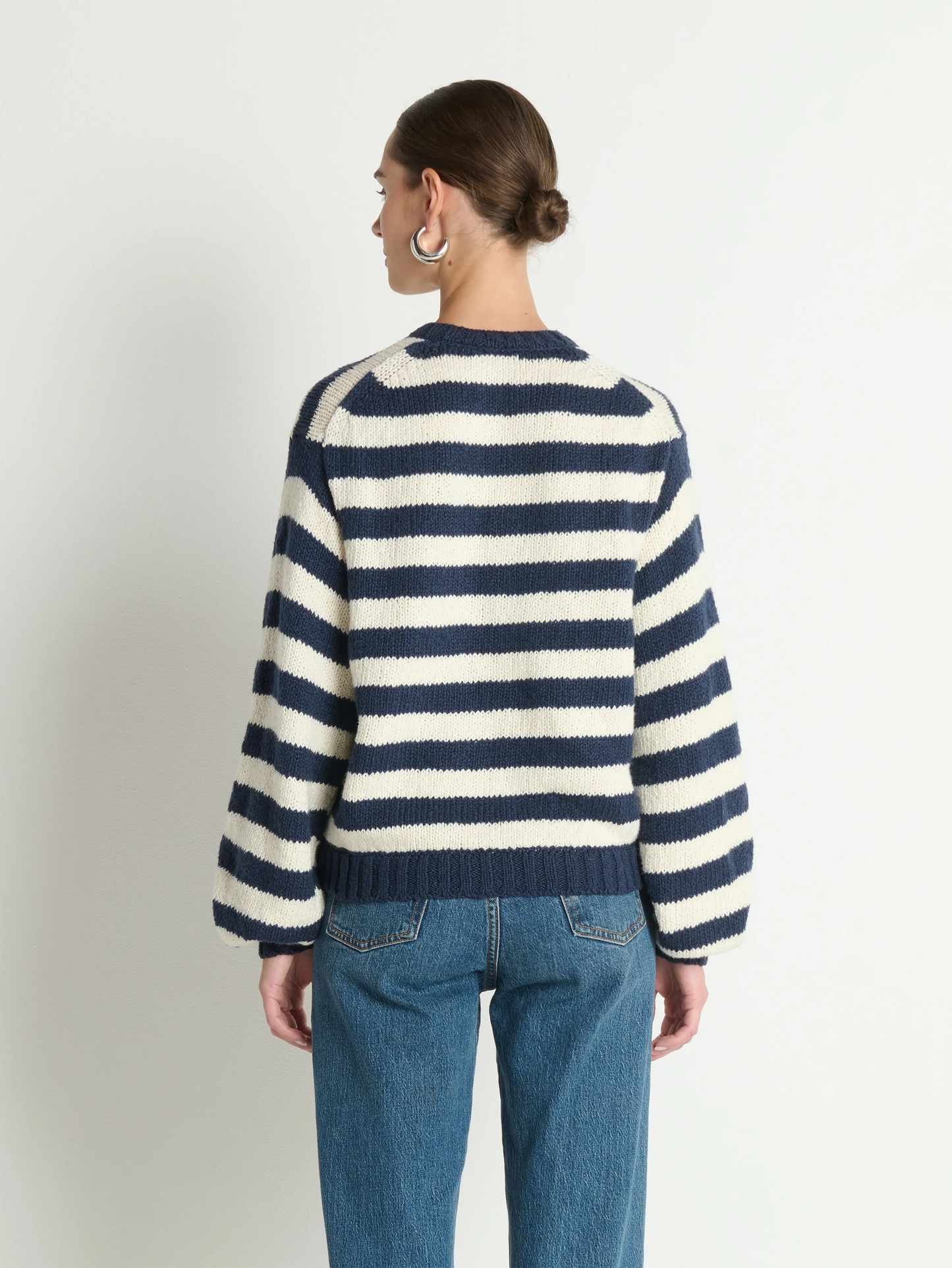 Nation-Tessa Cardigan-Marine Stripe