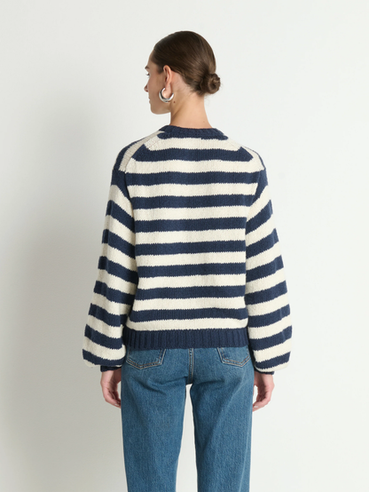 Nation-Tessa Cardigan-Marine Stripe