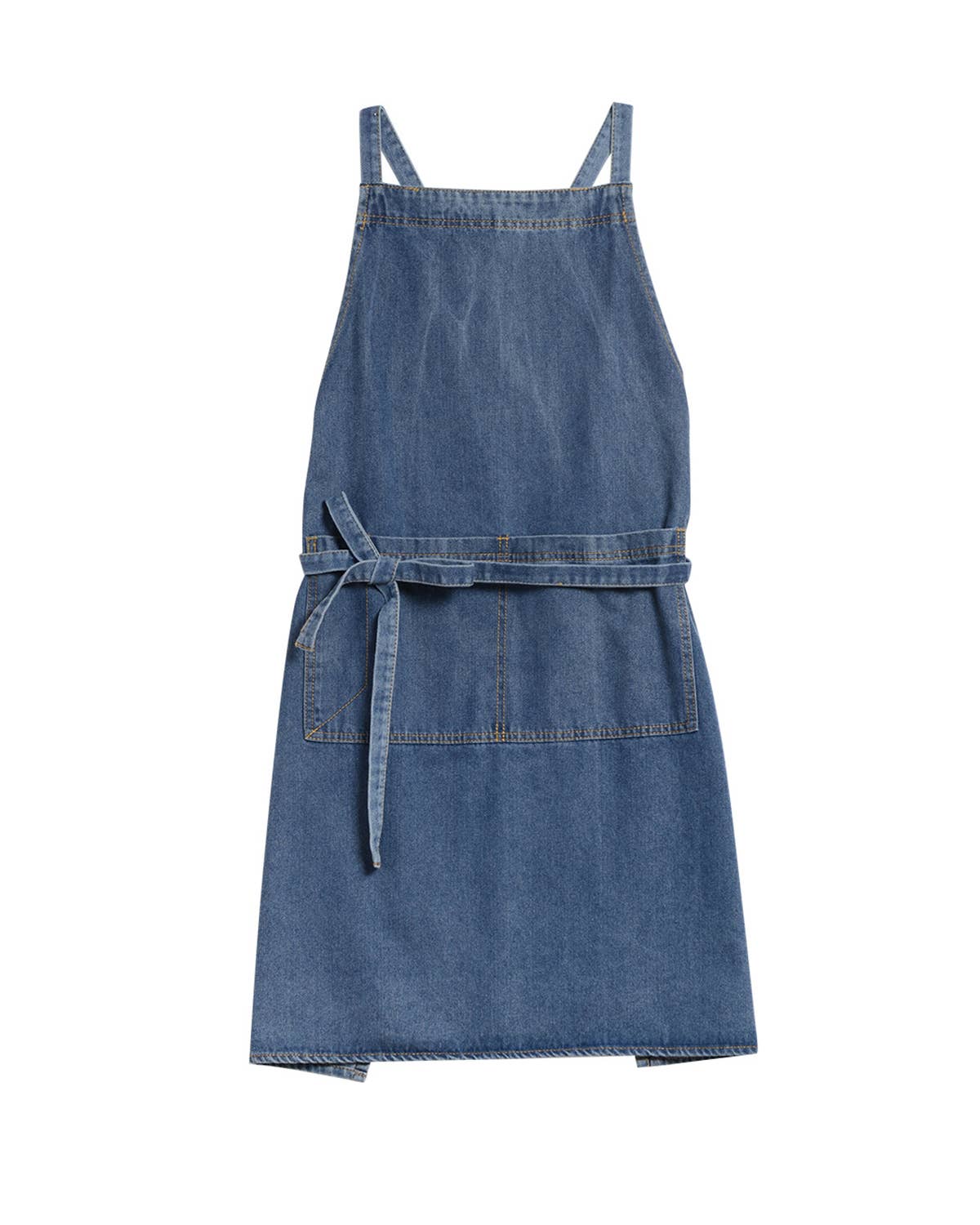 Fodory - Washed Denim Apron: Dark Blue