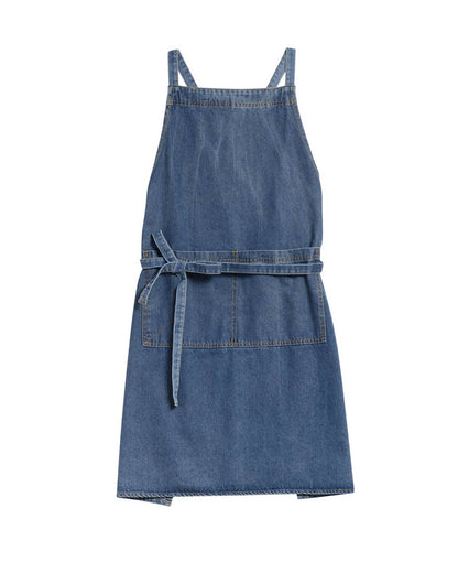 Fodory - Washed Denim Apron: Dark Blue