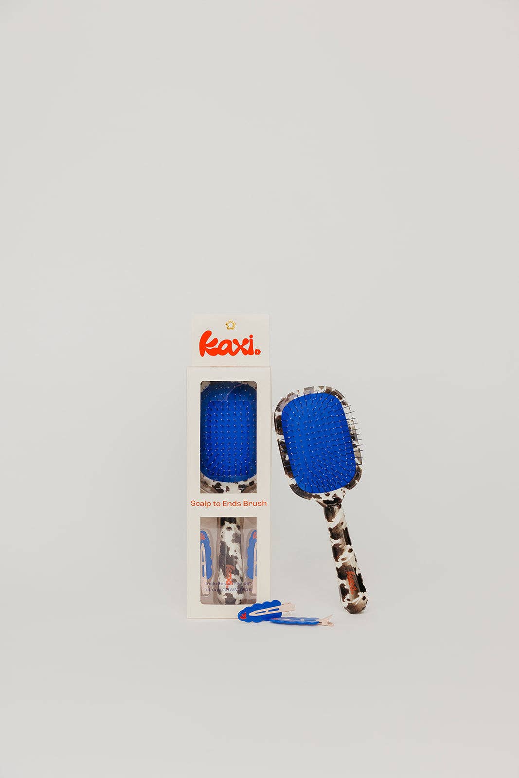 KAXI - KAXI COW PRINT SCALP TO ENDS BRUSH