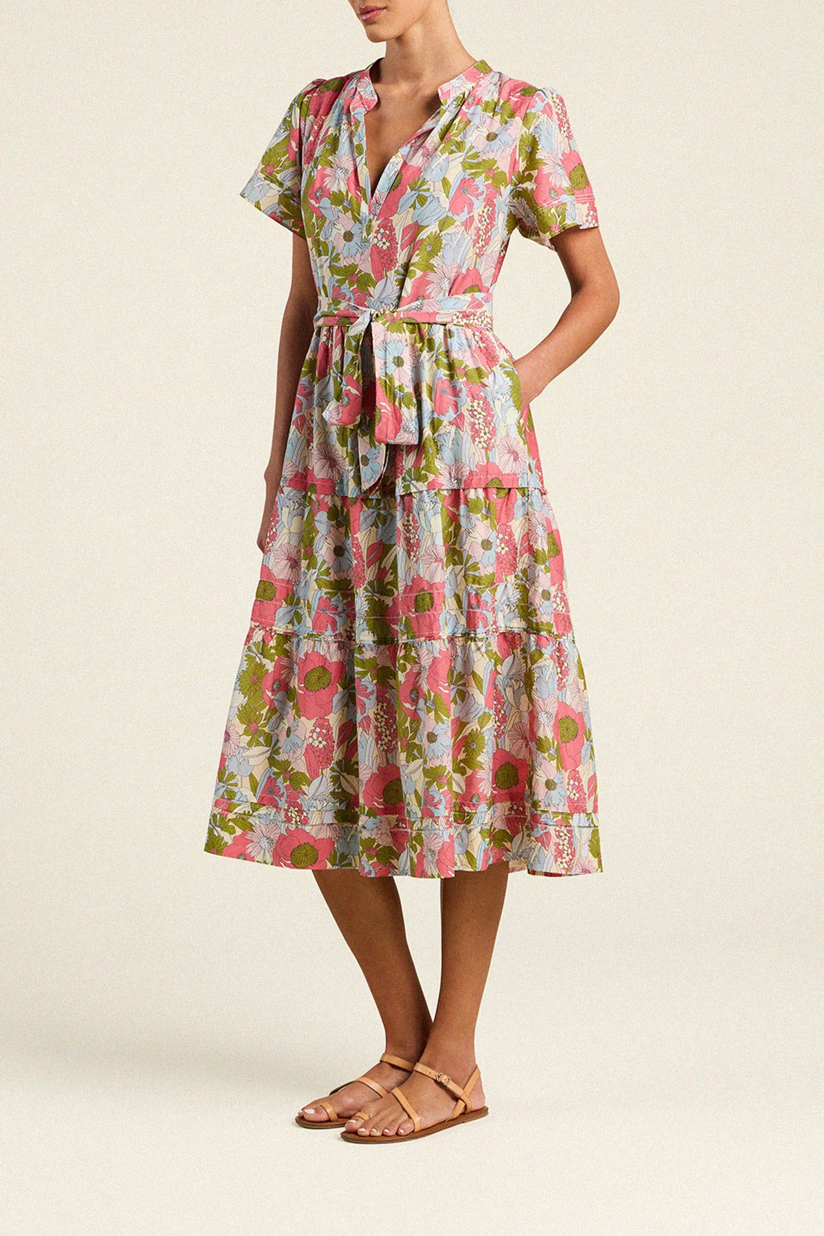 TROVATA-Luana Dress Tarsila Bloom
