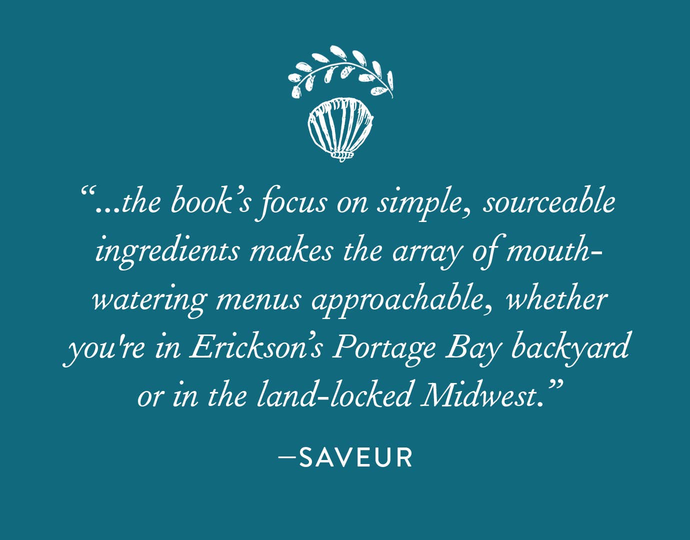 Blue Star Press - A Boat, a Whale & a Walrus: A Seasonal Cookbook