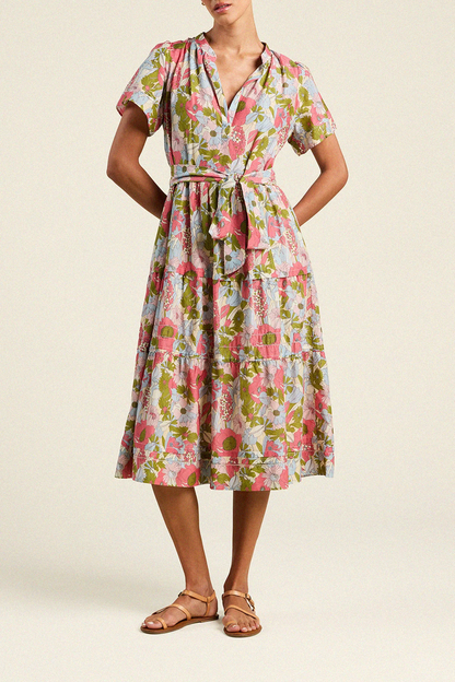 TROVATA-Luana Dress Tarsila Bloom