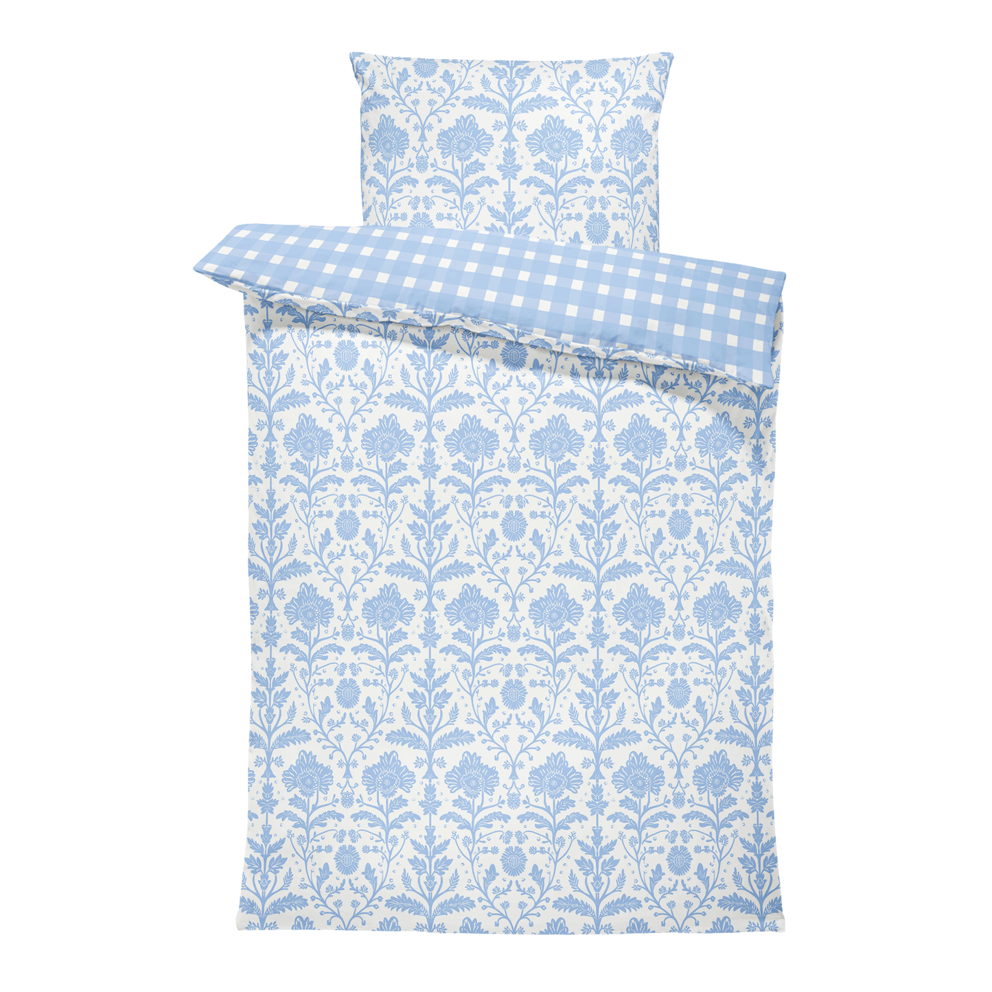 Loom & Cloth - Delia Blue Twin Duvet Cover Set