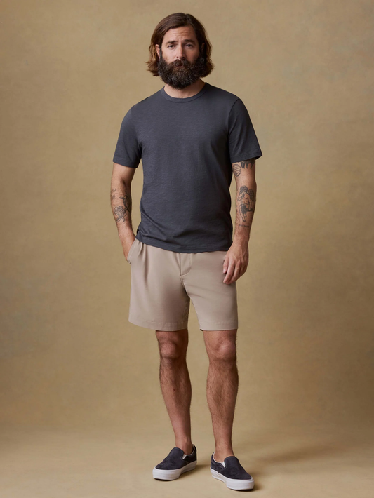 Faherty All Day Short 2.0 Khaki