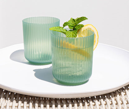 Abode Homewares by TarHong - Mesa PP Polypropylene DOF Durable BPA Free Drinkware: Blue