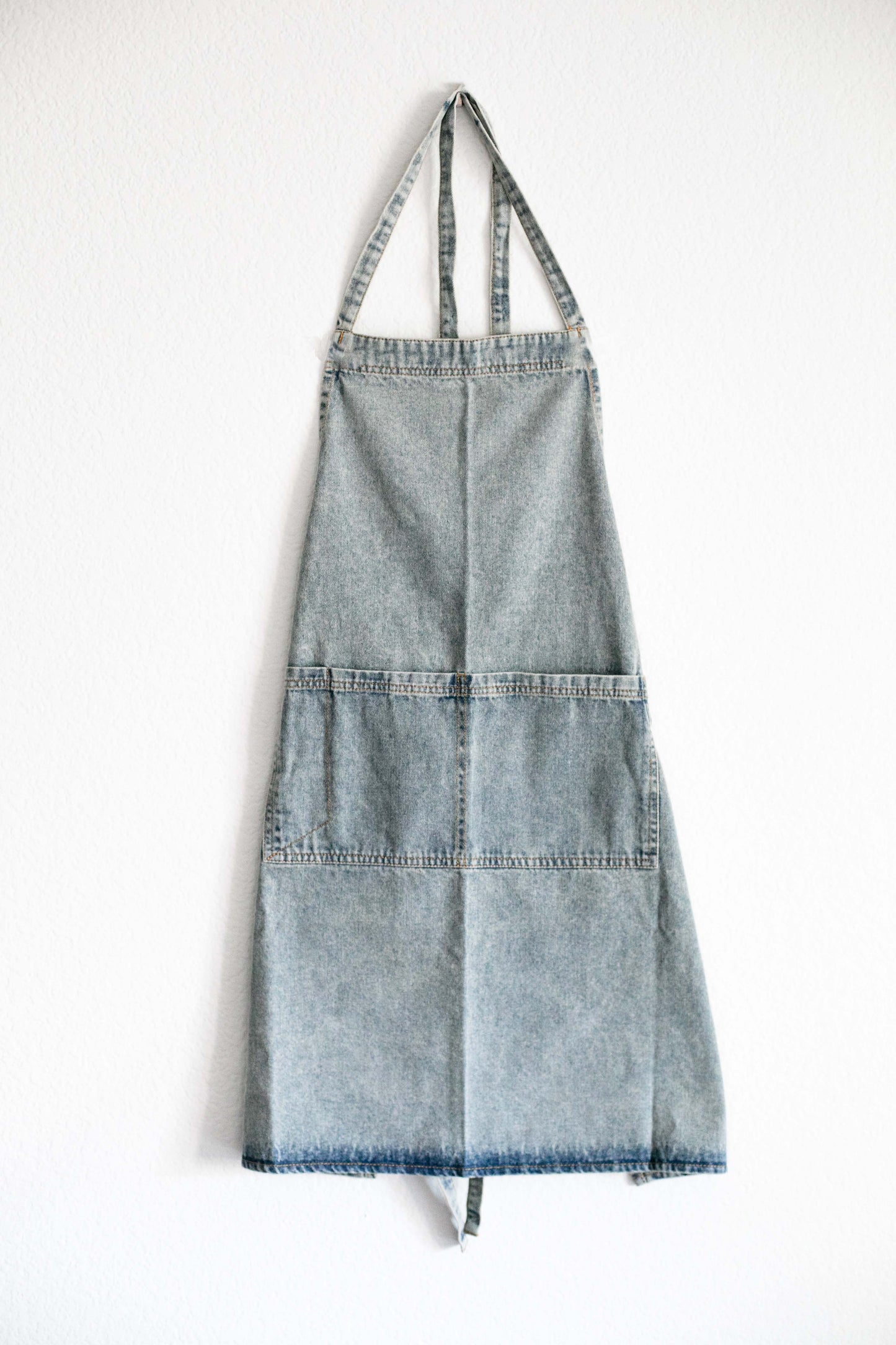 Fodory - Washed Denim Apron: Dark Blue