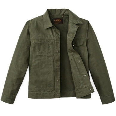 Filson~DRY WAX SHORT CRUISER-Olive