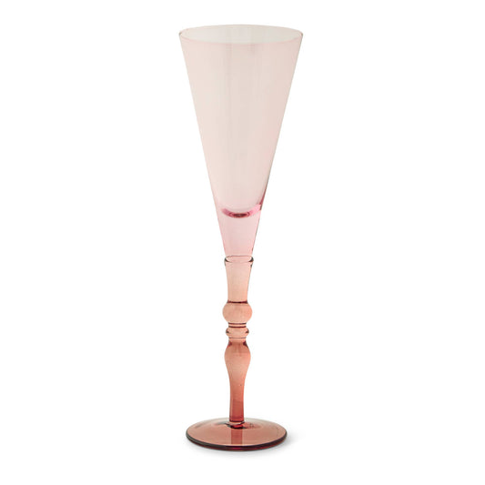 Core Home - 10oz Vienna Flute - Pink and Rust