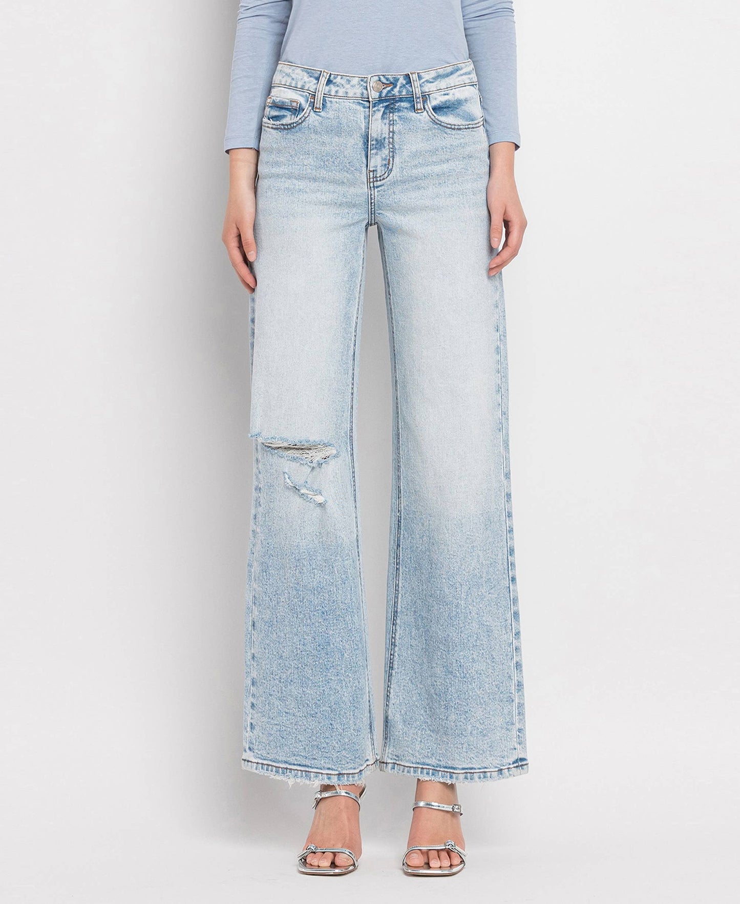Lovervet by Vervet - Tummy Control Super High Rise Wide Leg