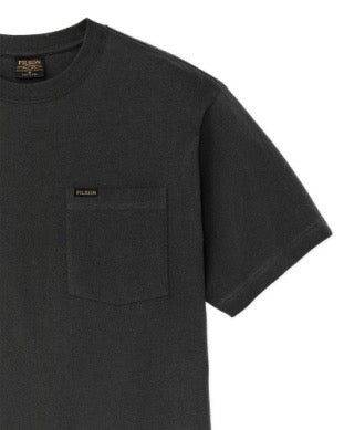 Filson-Washed Short Sleeve Feather Cloth-Ivory