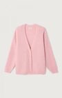 American Vintage-WOMEN'S CARDIGAN EAST- MELANGE COTTON CANDY