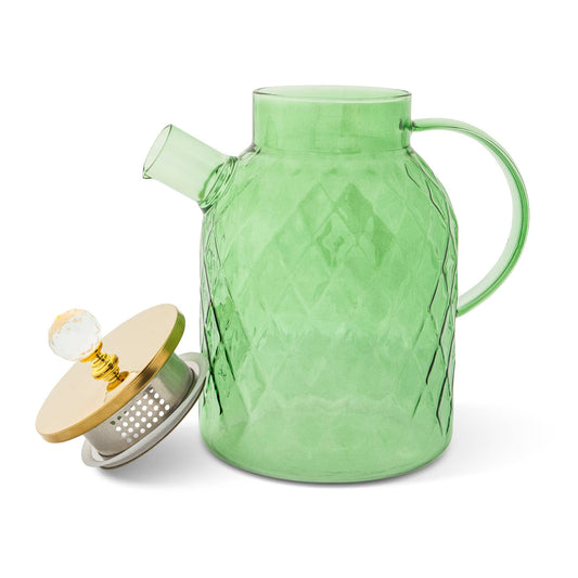 Core Home - 60.8oz Textured Glass Kettle - FO