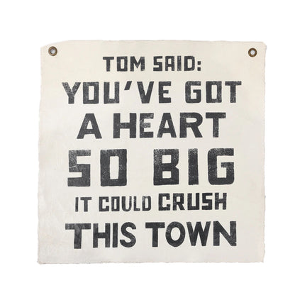 Sugarboo - Tom Said Hand Painted Wall Hanging