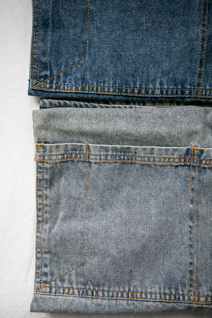 Fodory - Washed Denim Apron: Dark Blue