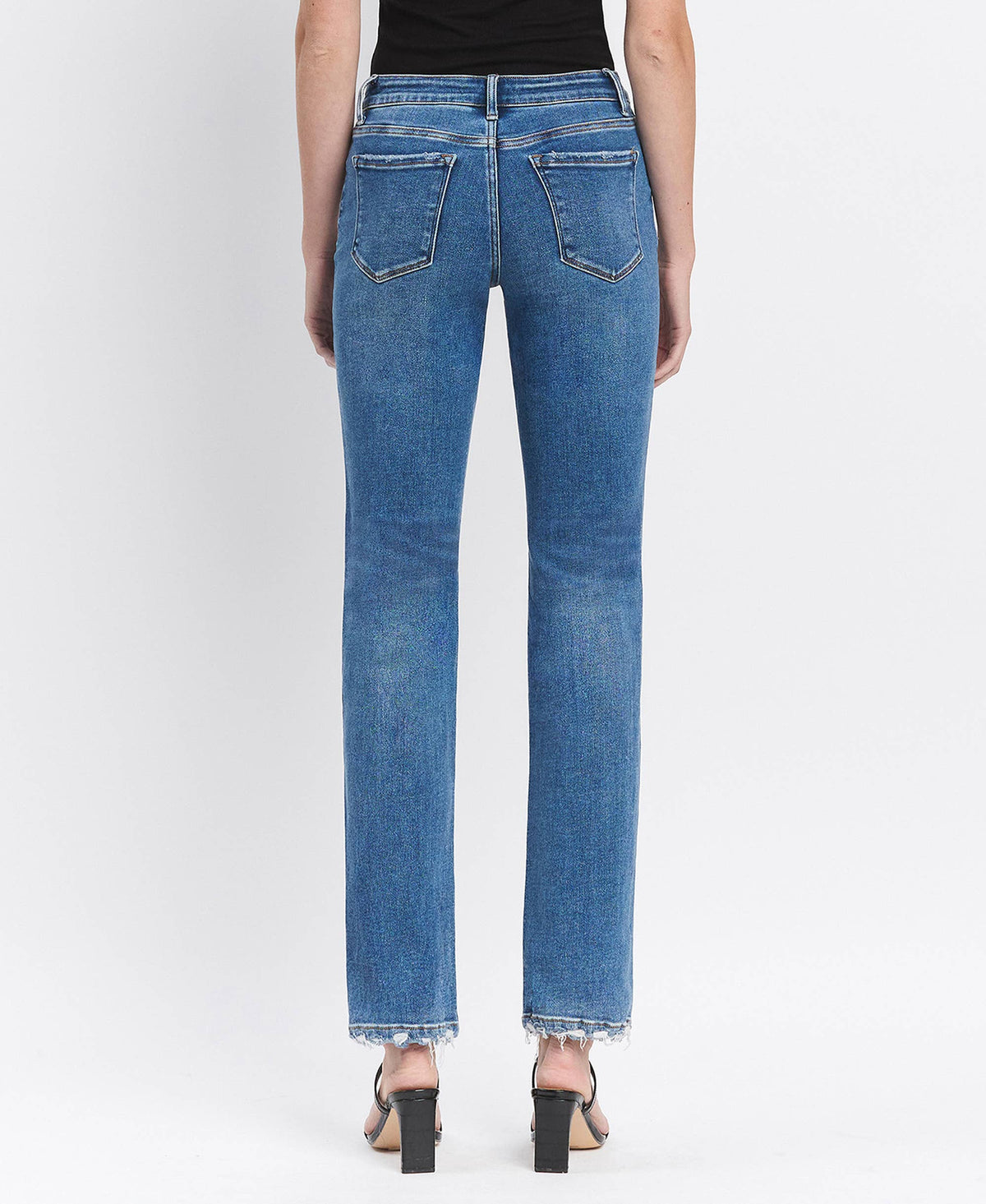 FLYING MONKEY - MID RISE REGULAR STRAIGHT JEANS