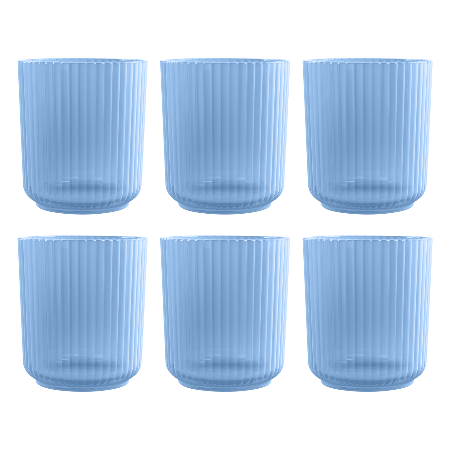 Abode Homewares by TarHong - Mesa PP Polypropylene DOF Durable BPA Free Drinkware: Blue
