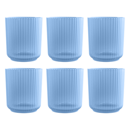 Abode Homewares by TarHong - Mesa PP Polypropylene DOF Durable BPA Free Drinkware: Blue