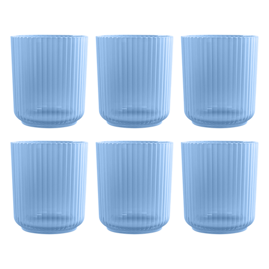 Abode Homewares by TarHong - Mesa PP Polypropylene DOF Durable BPA Free Drinkware: Blue