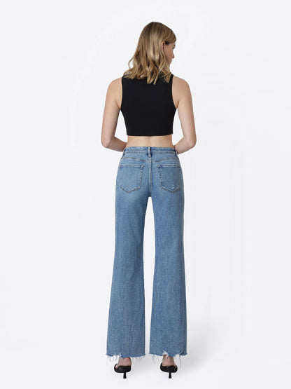 Flying Monkey - High Rise Slant Side Seam Vintage Flare Jeans