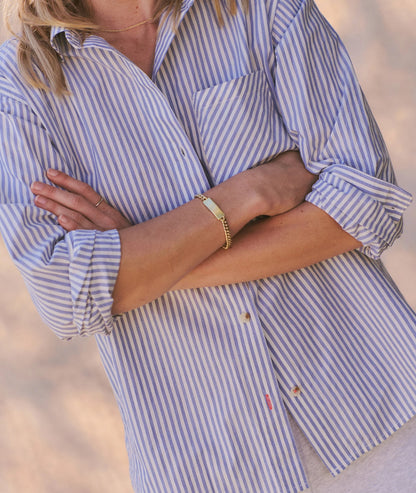 Marine layer-JANE RELAXED SHIRT IN CALI POPLIN