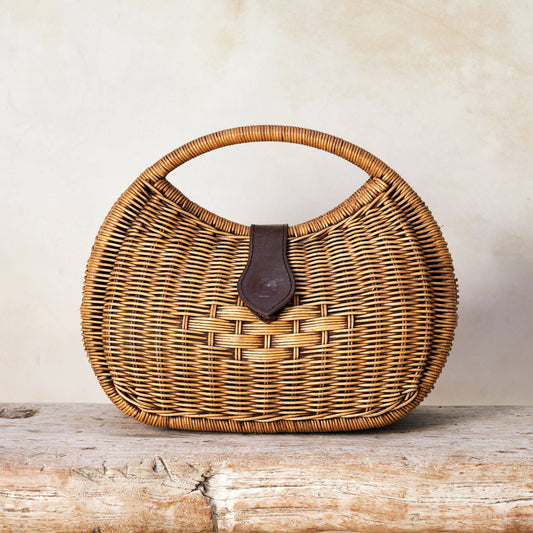 The Winding Road - Rattan Eclipse Handbag