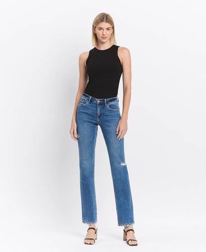 FLYING MONKEY - MID RISE REGULAR STRAIGHT JEANS