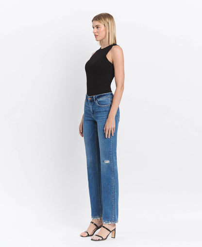 FLYING MONKEY - MID RISE REGULAR STRAIGHT JEANS