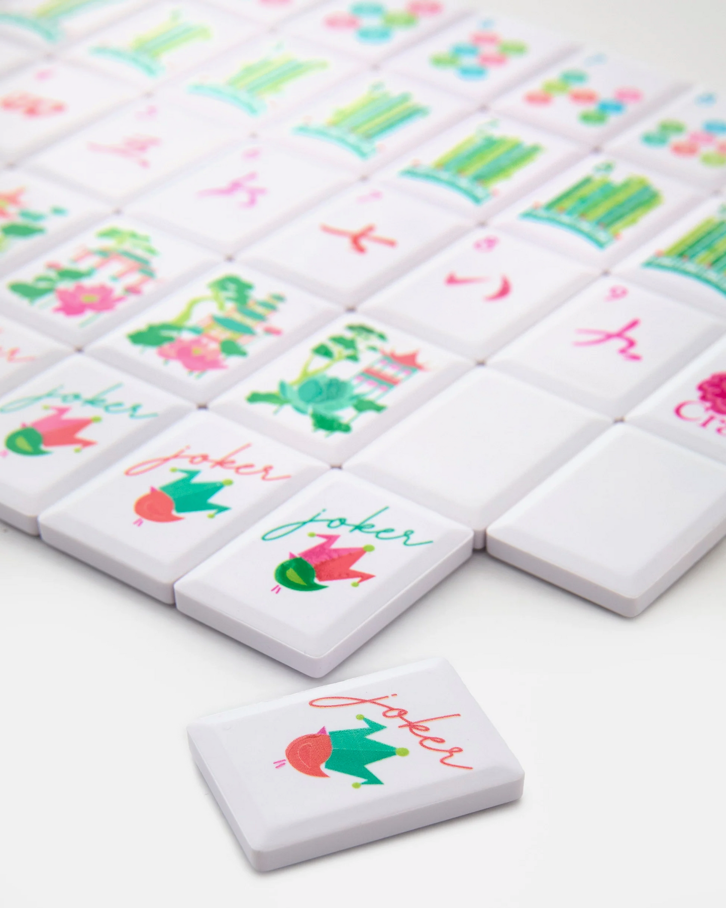 OH MY MAHJONG AQUA JONGG SUNBURST TILES