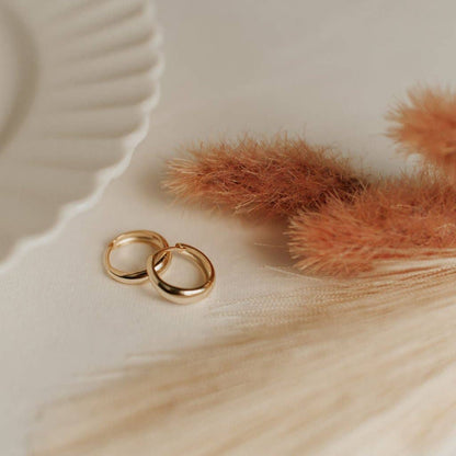 Mauve Jewelry Co. - Lexi Chunky Hoops: Silver