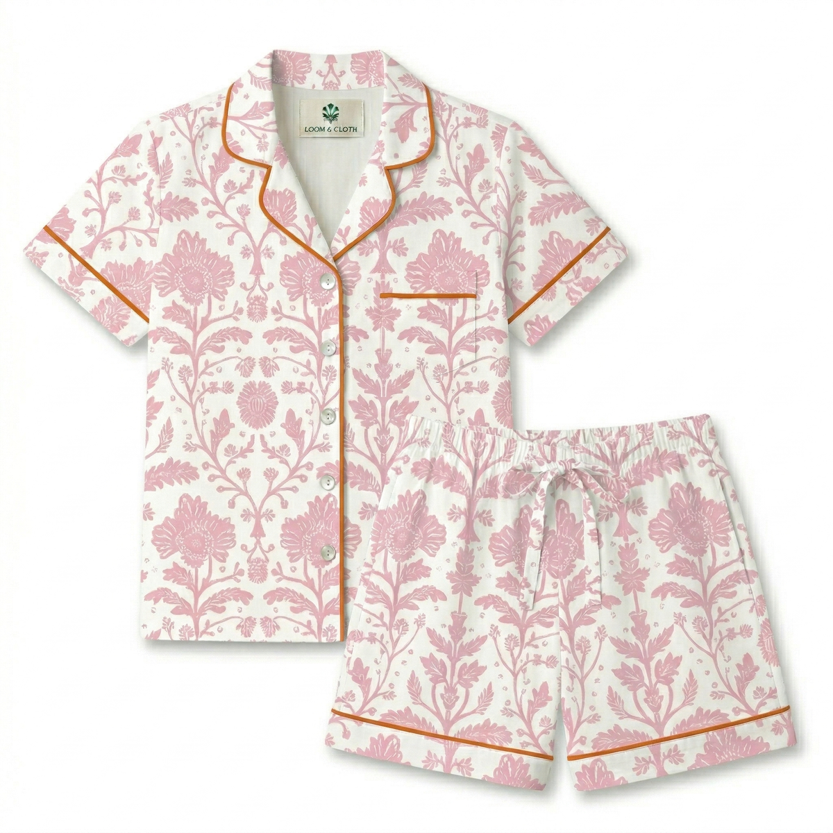 Loom & Cloth - Delia Short Sleeved Pajama Set | PJs