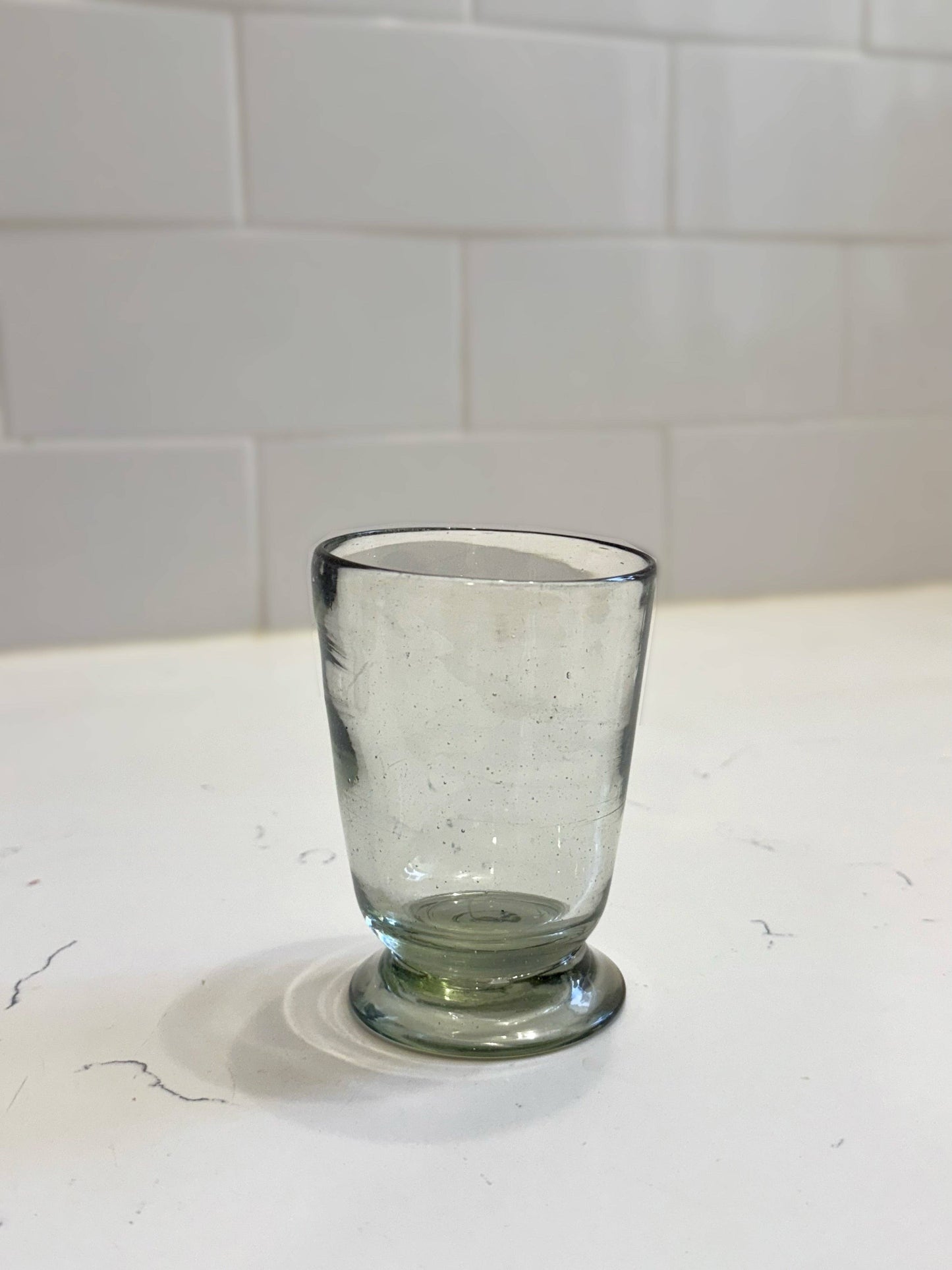 Villa Lua Home - Handblown Footed Glass: Tall