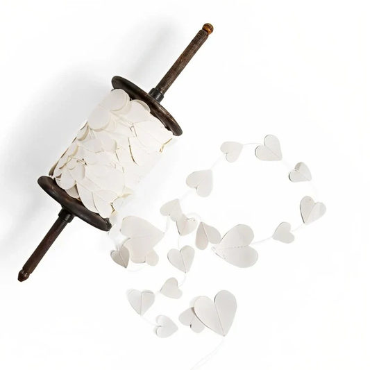 Sugarboo-Heart garland white