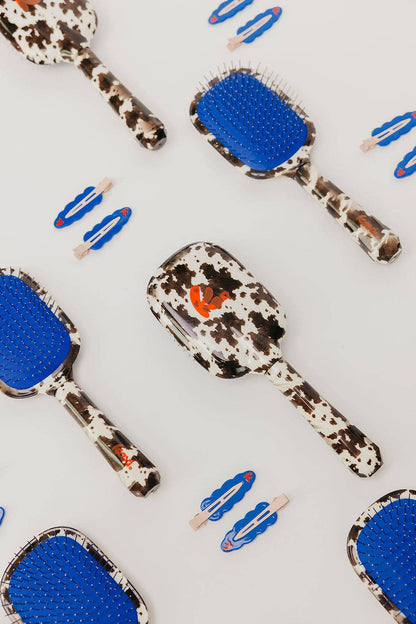 KAXI - KAXI COW PRINT SCALP TO ENDS BRUSH