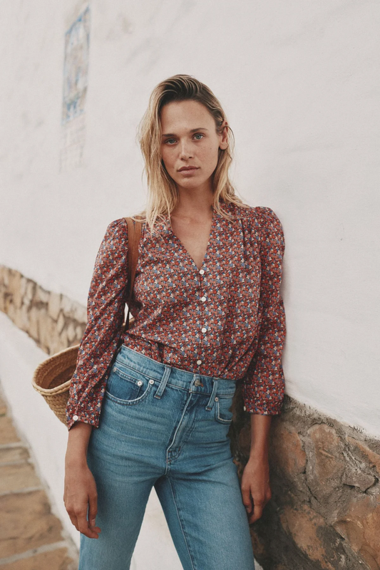 TROVATA-Loren Blouse Mare Ditsy