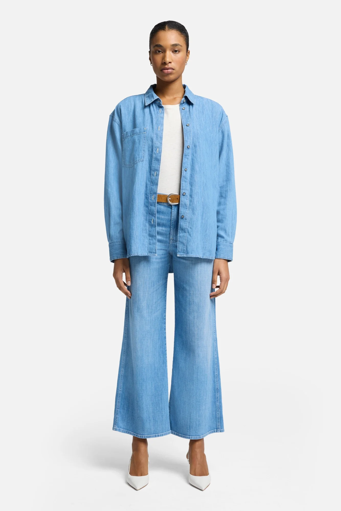 7 For All Mankind Lotta Cropped Charleston