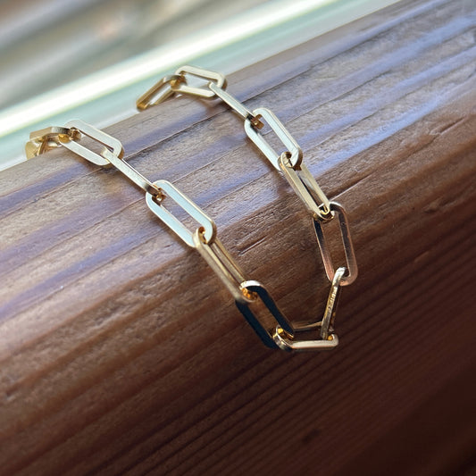 Luna & Salt Chunky Paperclip Chain Bracelet