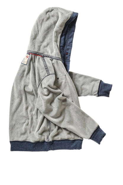 Relwen - Micropile Hoodie: Navy Speck