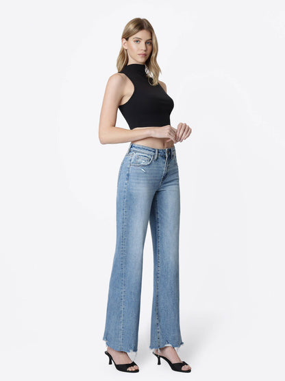 Flying Monkey - High Rise Slant Side Seam Vintage Flare Jeans